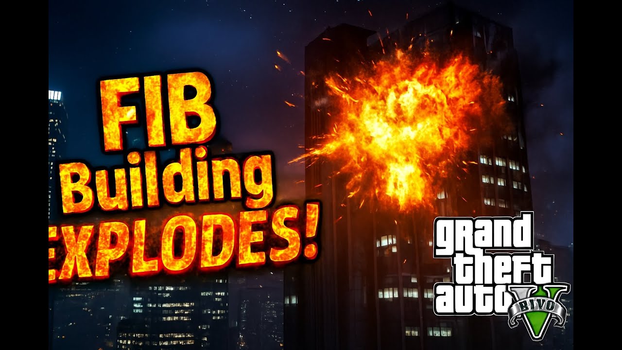 GTA 5 FIB Building Explosion Mission Full Cinematic Gameplay YouTube 