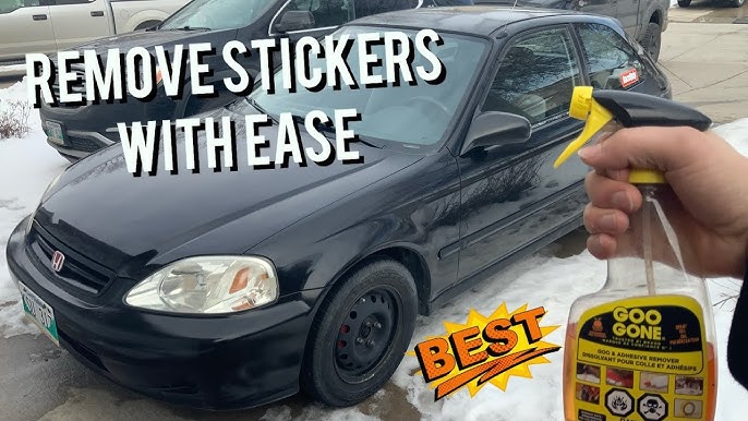 How to Remove a Sticker from a Car Window using WD-40 and Bio