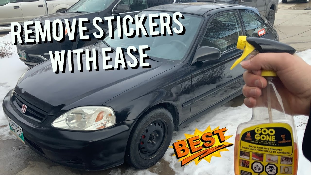 How to Remove Stickers Easily with Goo Gone 