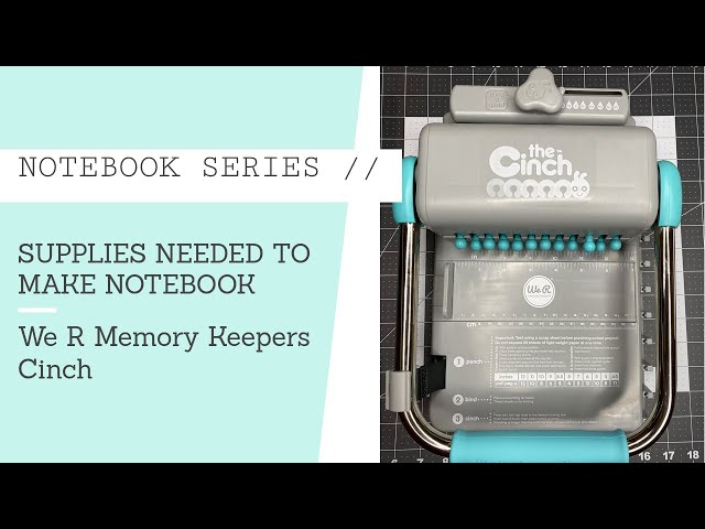 Book binding has never been easier with The Cinch book binding machine!  Preserve memories, make recipe books, create your own journals and planners  in no, By We R Makers