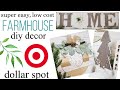 🌿 DIY Target Dollar Spot Farmhouse Decor | DIY Winter Decor | Home Decor for after Christmas