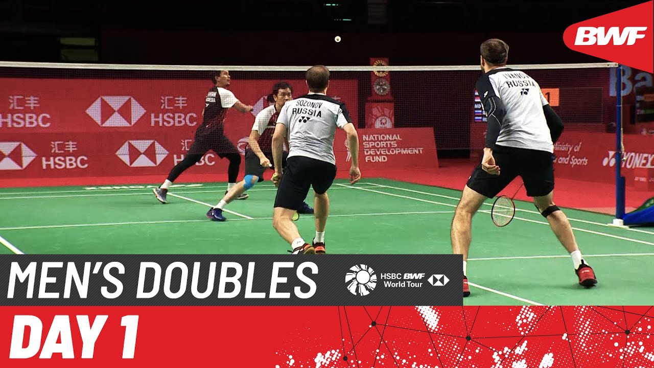 HSBC BWF World Tour Finals | Day 1: Ahsan/Setiawan (INA) [3] vs. Ivanov/Sozonov (RUS)