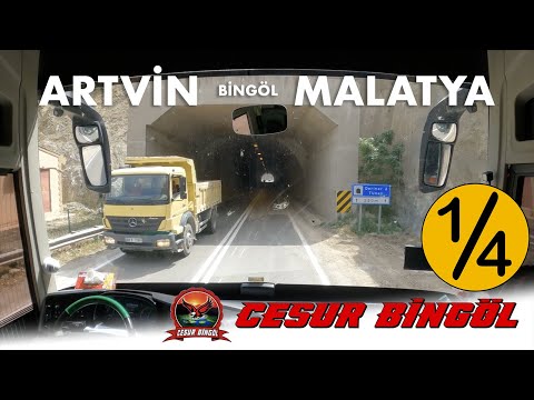 #163 Cesur Bingöl Turizm / Artvin - Malatya Otobüs Yolculuğu / 1.Bölüm