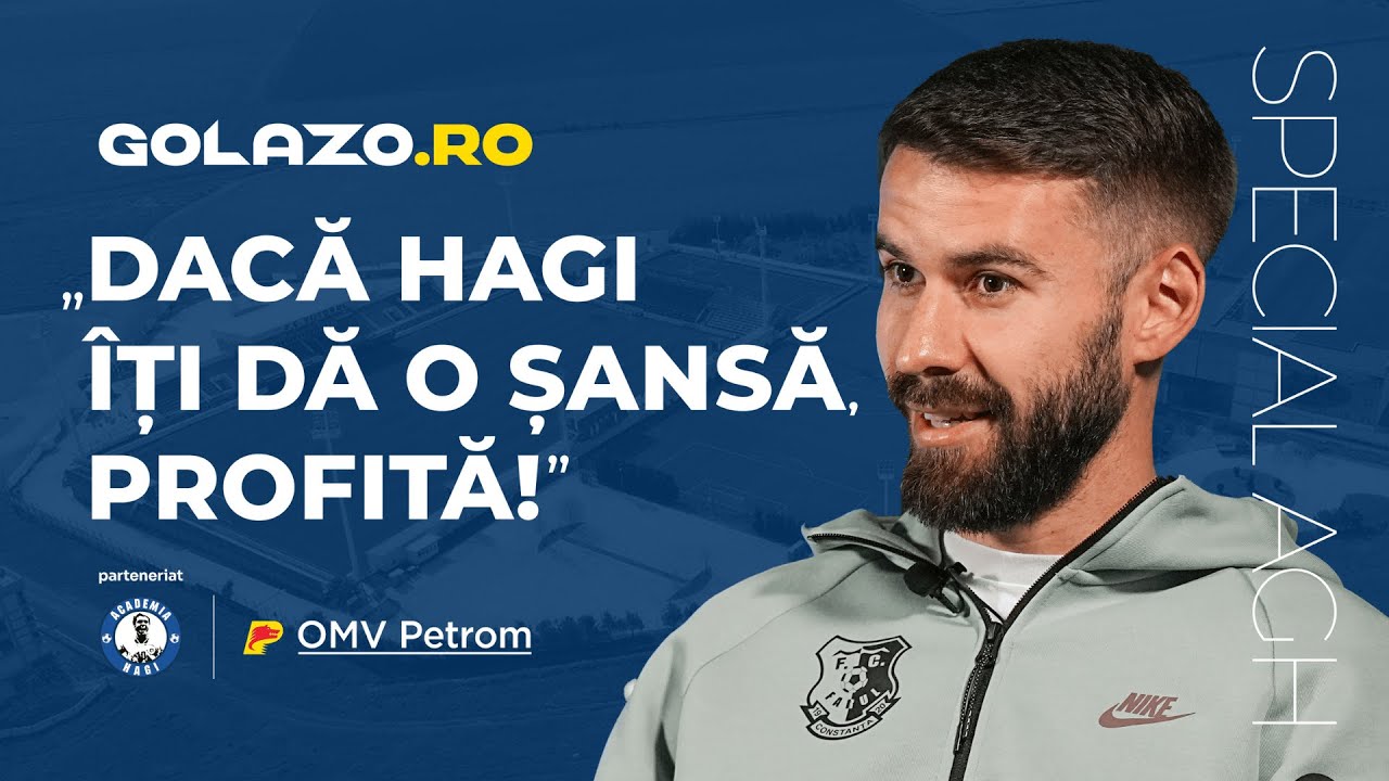 Bogdan Țîru: “Aici, la Academia Hagi, am învățat să nu mă dau niciodată bătut” I Dream big - ep. 3