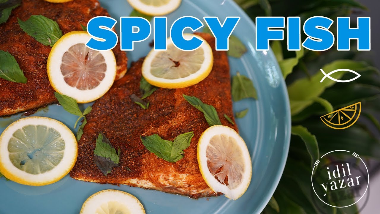 Spicy Oven Baked Sea Bass 🐟 Delicious Recipe!