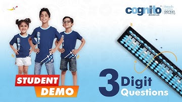Cognito Abacus - 3 Digits - Students Demo Video