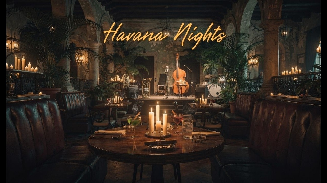 Jazz Supper Club 🍸 Cuban Soul Lounge 🌃 Slow Down & Relax