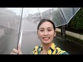 Walking in the Rain in JAPAN Suburb // Relaxing Rain Sounds For Sleep | 4k ASMR