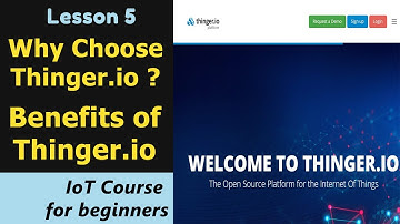 Complete IoT Course for beginners | Lesson 5: Why choosing Thinger.IO as IoT Platform | TC Tronics