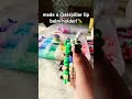 new caterpillar lip balm holder!🐛💚#ponybeads #kandi #kandikid