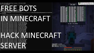 MINECRAFT BOTS HACK MINECRAFT SERVER FREE