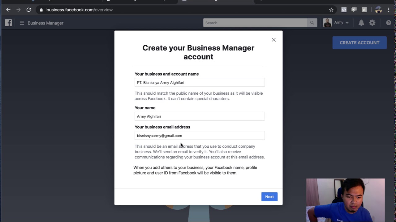 Cara Membuat Facebook Business Manager - YouTube
