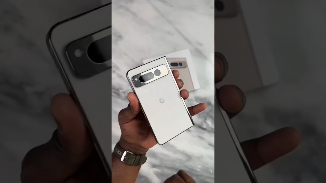 Unboxing Google Pixel Fold Smartphone 2023. 