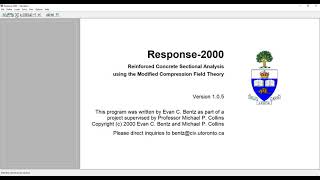 Prestressed Concrete Design - 5 - Example 4 - Using RESPONSE2000 for Factored M-N Diagram