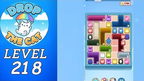 Drop The Cat Level 218 Walkthrough