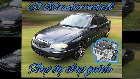 How to install extractors to your LS1 Holden commodore statesman vt vx vy vz wh wk wl v8 5.7L