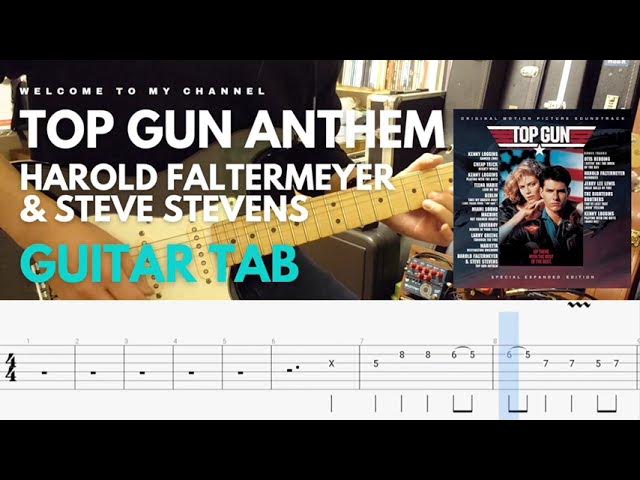 Top Gun - Top Gun Anthem (Very Easy Level, Lead Guitar) (Faltermeyer  Harold) - Guitar Tabs and Sheet Music