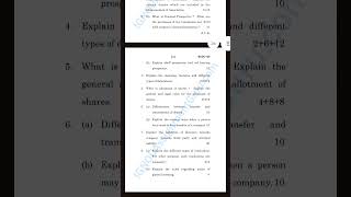 BCOC-135|| Company Law #june2023#previousyearquestions #bcomf#ignou