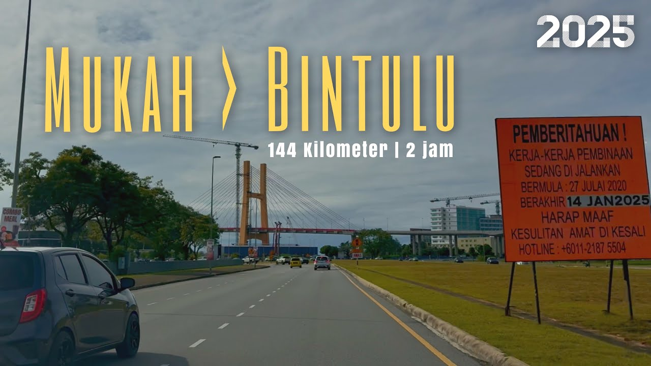 #jalan_b25 | Perjalanan ke Bintulu dari Mukah, Sarawak, Malaysia