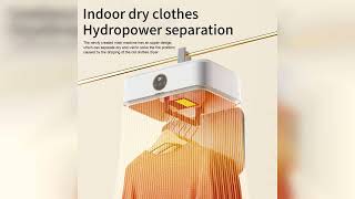 Overview: Portable Clothes Dryer Mini Dryer for Apartment RV Travel Dorm Portable Laundry Dryer ...