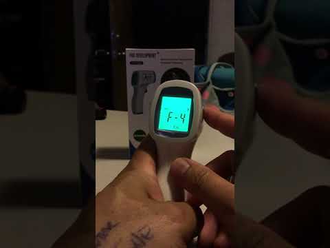 Tutorial - how to use and program a touchless thermometer | Model IT-122 | from Five Development