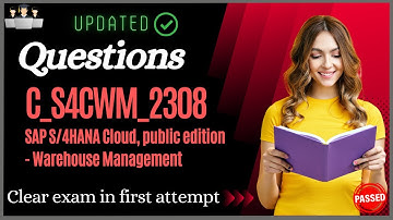 SAP C_S4CWM_2308 Certification Questions and Study Material [Latest]