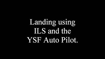How to use the ILS in YS Flight Simulator