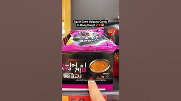 SQUID GAME DALGONA CANDY IN HONG KONG??? 🇭🇰🦑🤯 #squidgame #squidgame2 #dalgona #hongkong #hkig