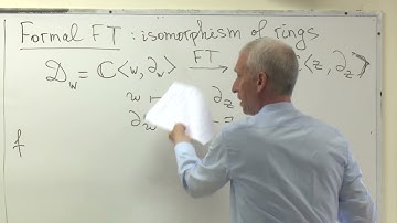 Kapranov Lecture 3: Fourier Transform for shobers and the Algebra of the Infared