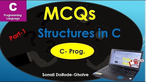 MCQs on Structures in C programming|Structures in C interview questions| SET/NET/PET/GATE exam study