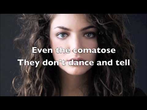 Lorde - Team (Lyrics on Screen)