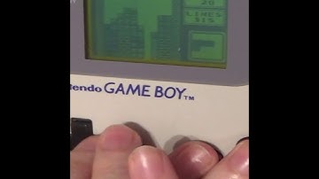 GameBoy Tetris 999,999 points in 474 lines