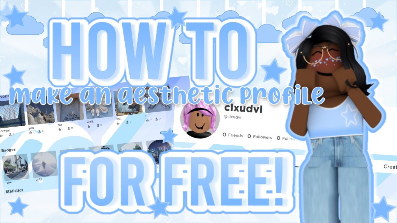 How to make an *AESTHETIC* Roblox bio! - Florabelle 