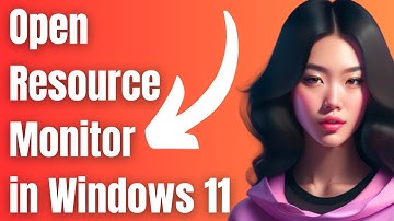How to Open Resource Monitor in Windows 11