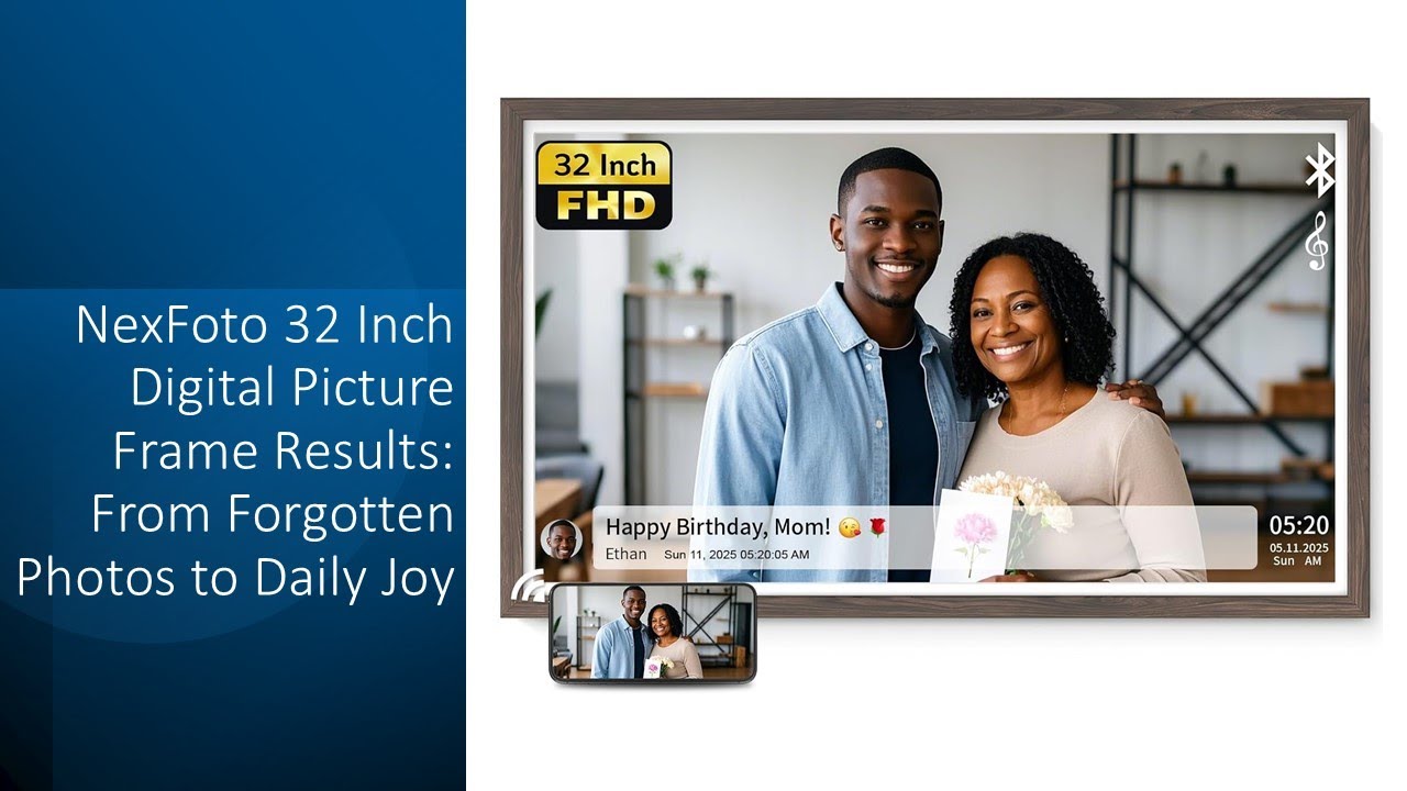 フォトセ ディスプレイ NexFoto 32 Inch Digital Picture Frame Results: From Forgotten