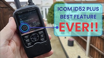 ICOM ID52 Plus "Best Feature Ever!!"