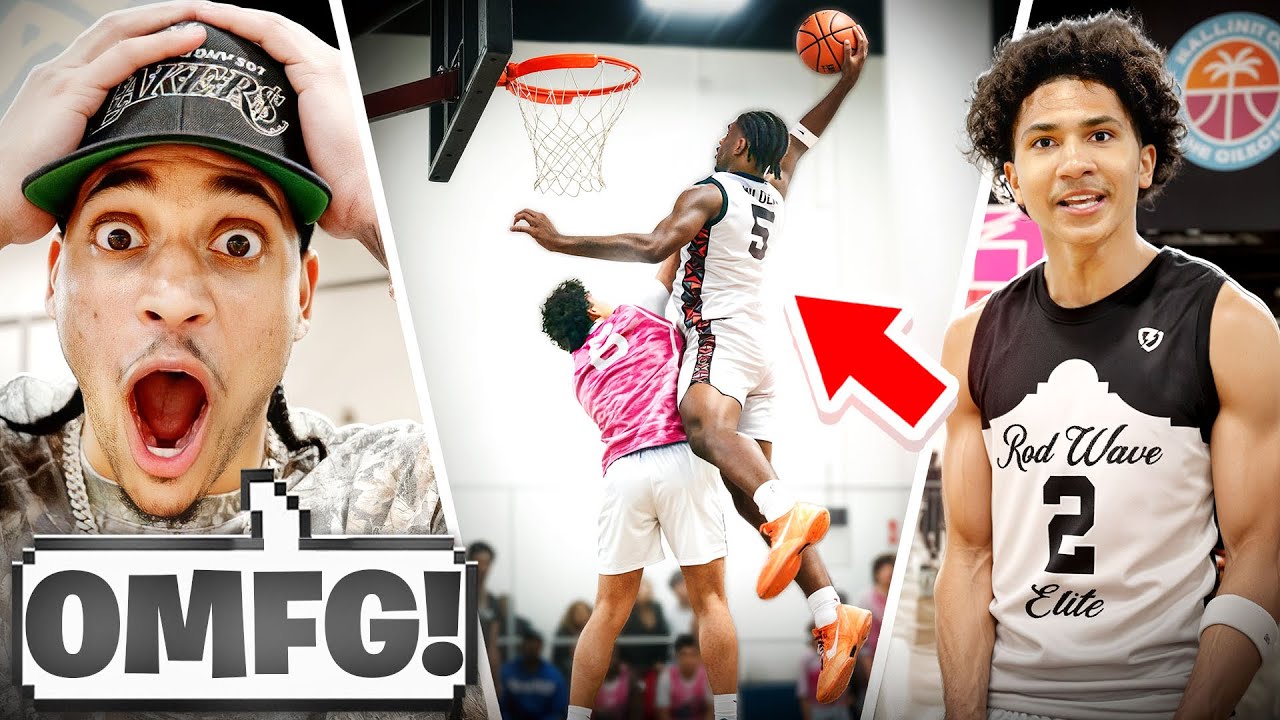 MY AAU PLAYER BAPTIZED THIS INNOCENT CHILD IN THIS AAU CHAMPIONSHIP GAME!