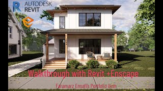 Revit Enscape Animation (Walk Through) for an Affordable Housing Project in the USA