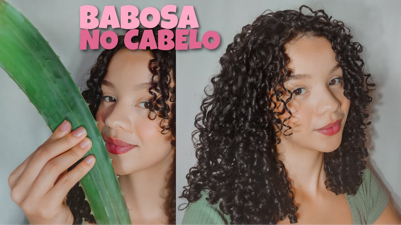 hidratação com babosa BRILHO, MACIEZ, FORTACELE E DEFINE OS CACHOS 💕