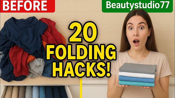 Fold Clothes Like a Pro! 20 Genius Hacks to Save Space & Time #ClothesFolding