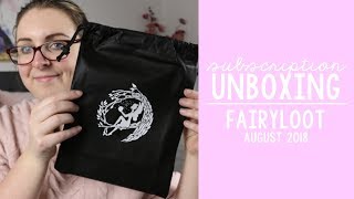 August Fairyloot Unboxing