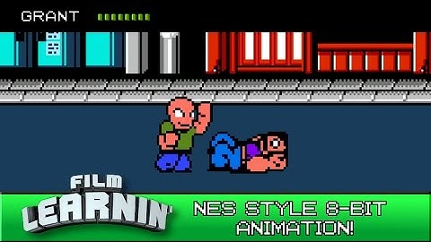 Film Learnin: NES style 8-Bit Pixel Art Animation!