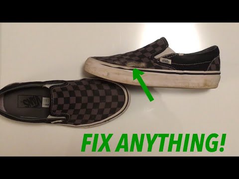HOW TO FIX HOLES IN ANY SHOES - YouTube