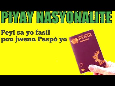 Liste 10 peyi ki bay Nationalité yo pi fasil,gwo peyi ankó wi😱😱