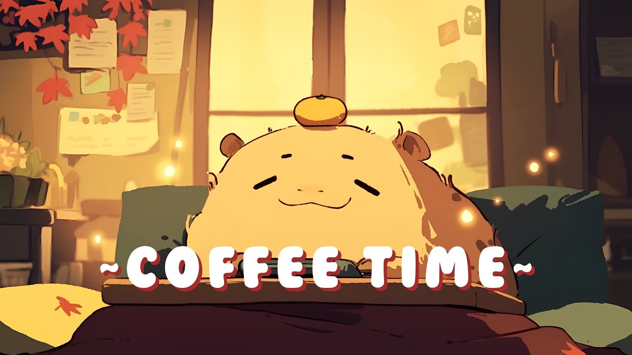 Capybara Lofi Radio | Calming Beats & Melodies 🦫 🌙 📖 | Focus Helper