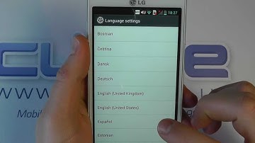 LG Optimus 4X HD Languages