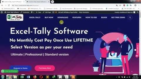 Excel to Tally import software import Bank statement from excel to tally erp9