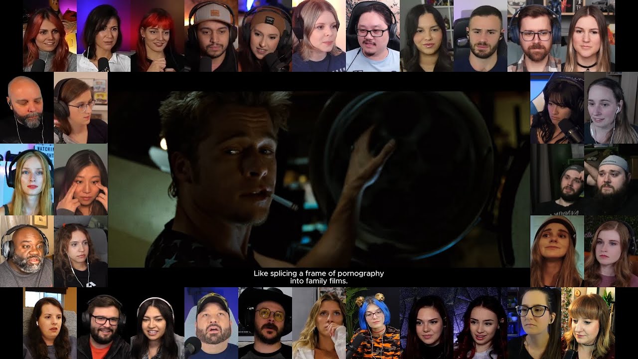 Tyler Durden Job Scene - Fight Club (1999) - Reaction Mashup