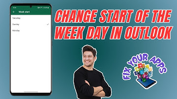 How to Change the Start of the Week Day in Outlook