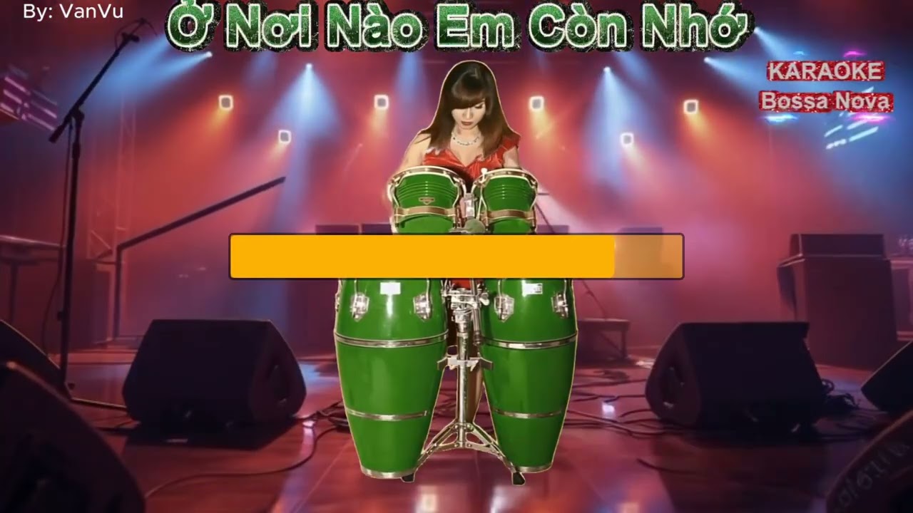 Ở NƠI NÀO EM CÒN NHỚ - KARAOKE Tone Nữ (Dm) | Bossa Nova